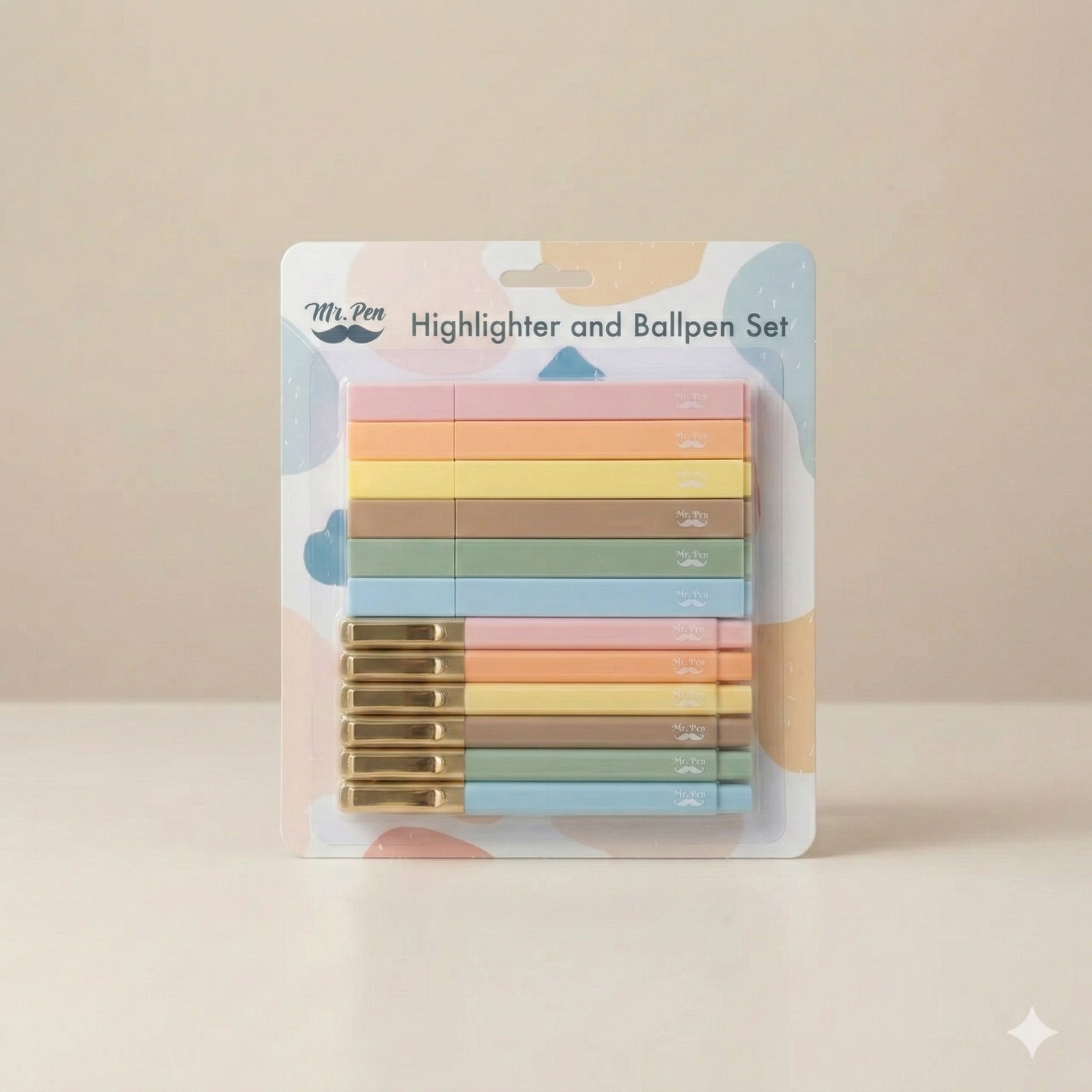 Aesthetic Highlighters & Pens 12 Pack