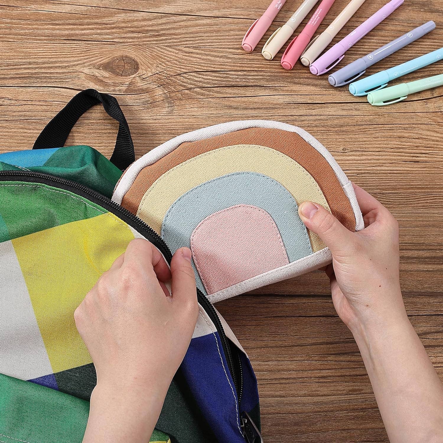 Boho Pencil Case Zipper Pouch