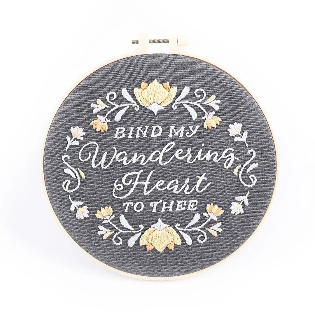Embroidery Kit - Bind My Wandering Heart 20.5Cm
