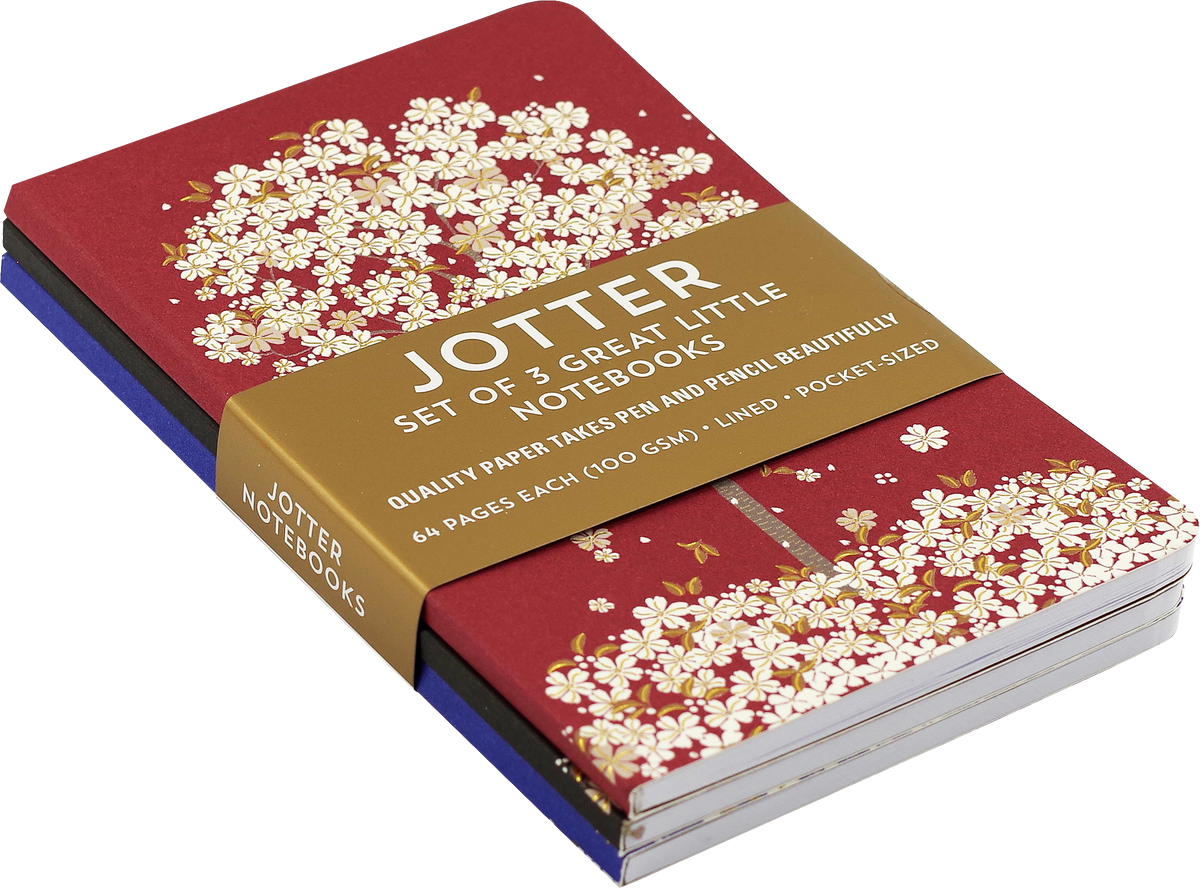 Falling Blossoms Jotter Notebooks