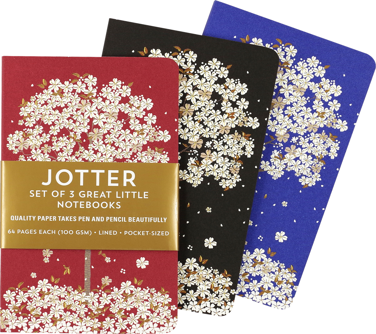 Falling Blossoms Jotter Notebooks